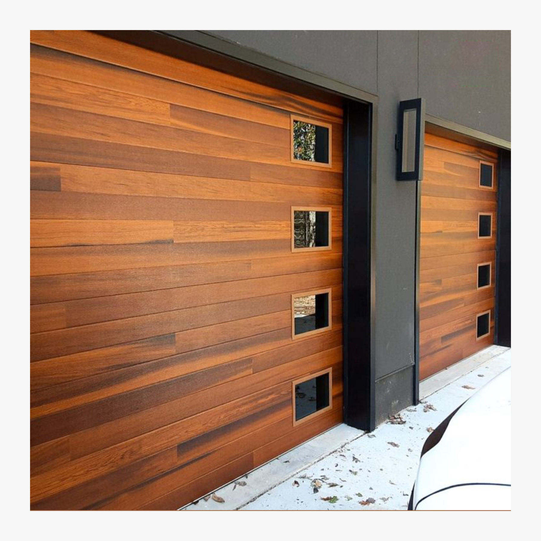 EU‑Style Broken‑Bridge Garage Door Panel