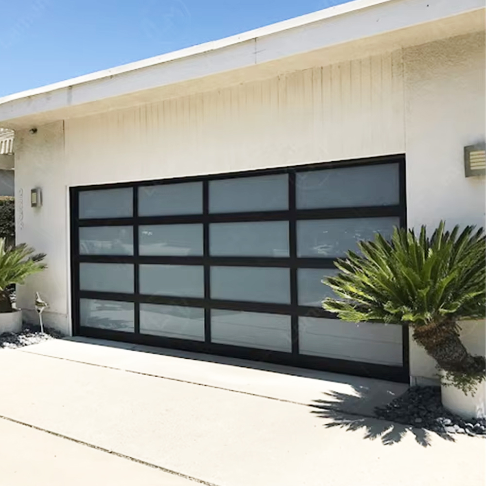 Framed Glass Garage Doors