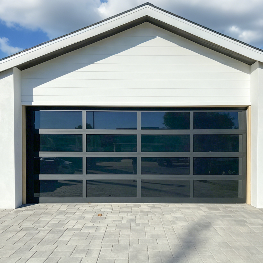 Framed Glass Garage Doors
