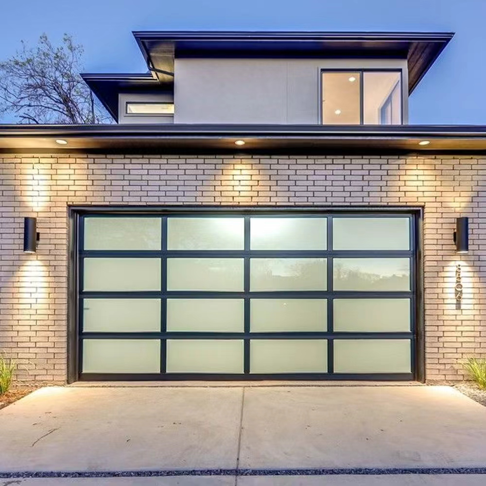 Framed Glass Garage Doors