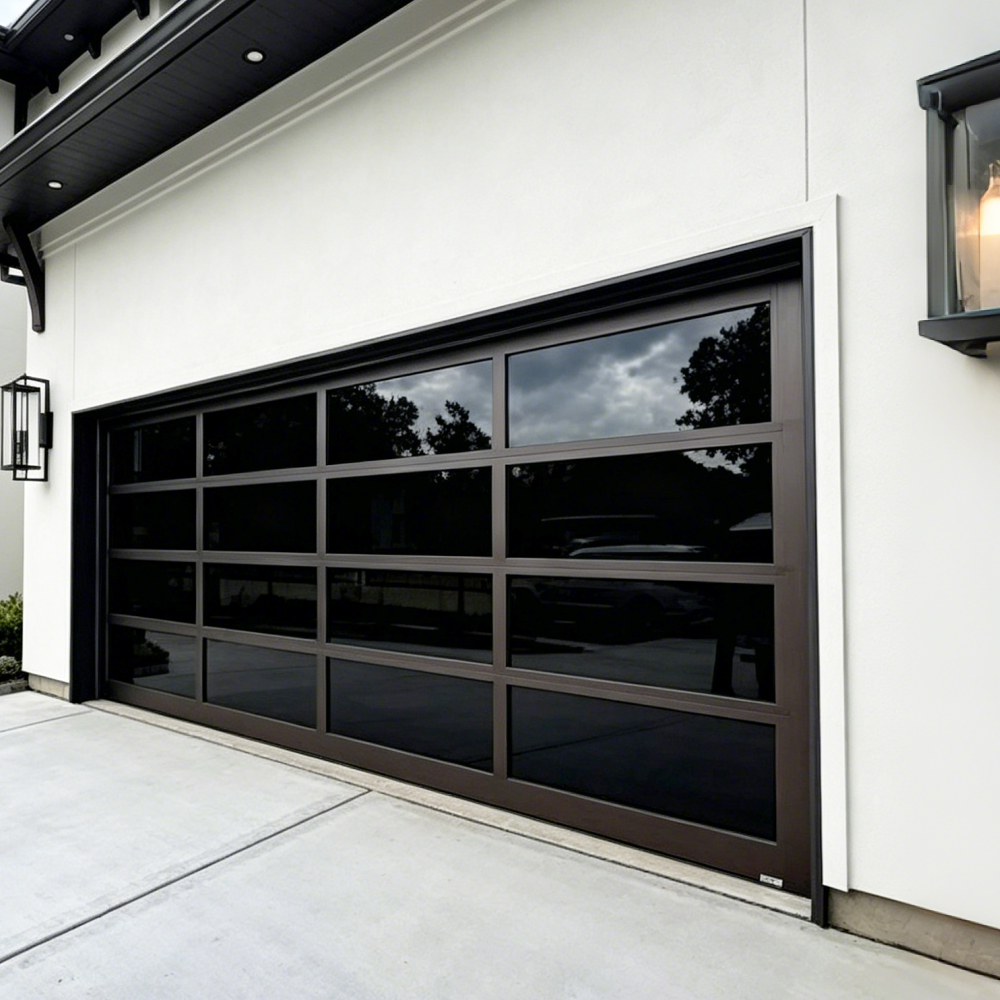 Framed Glass Garage Doors